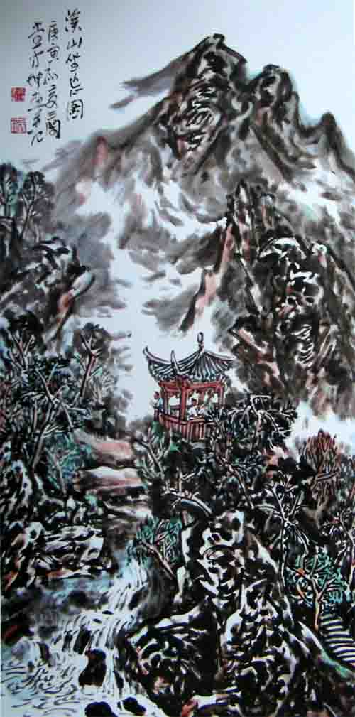 方坤--山水画作品集
