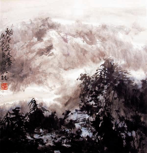 国画名家程雁滨山水画精品展