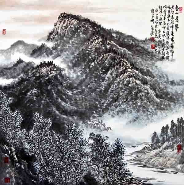 作品名称王春荣点景画法水墨画作品集